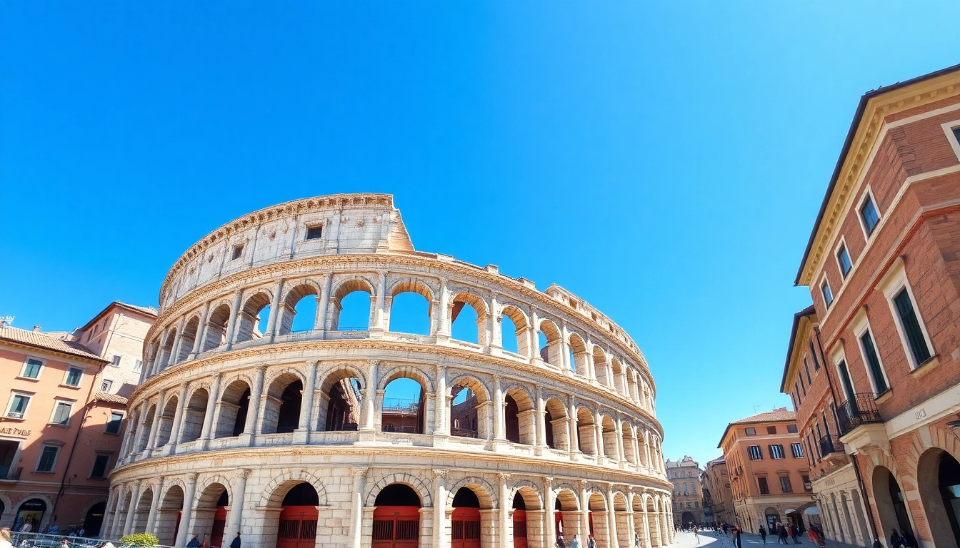 Verona Sehenswürdigkeiten: Explore the majestic Arena di Verona in a lively cityscape.