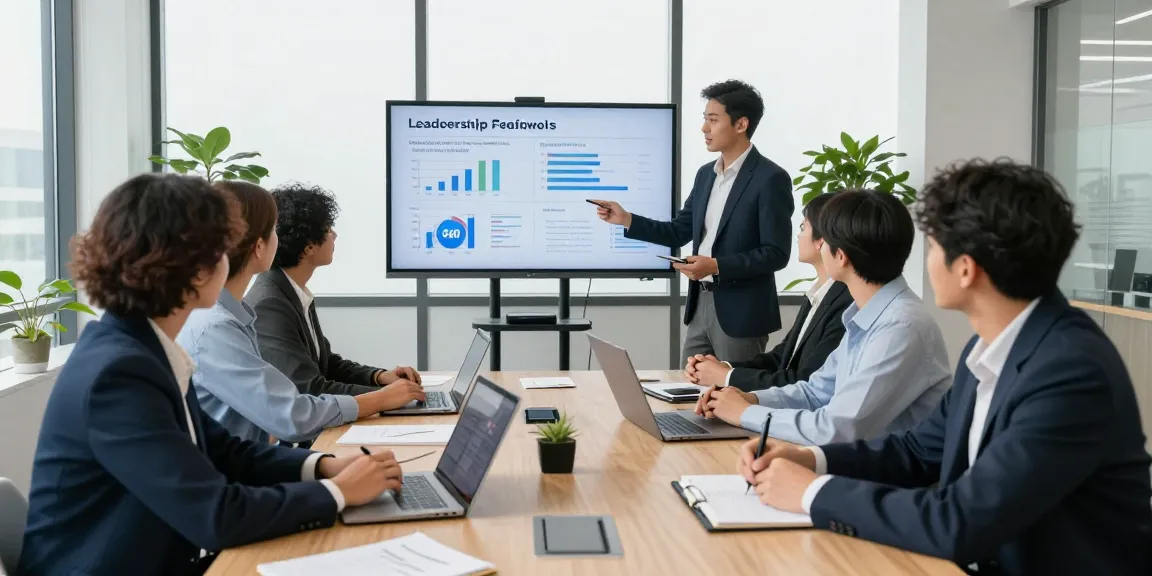 Professionelles Meeting zur Bewertung ungerechter Chefs mit Fokus auf Führungskräfte-Feedback