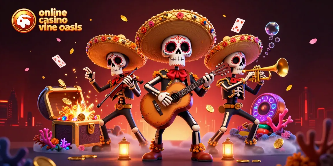 Engage with dynamic scenes of online casino ohne oasis featuring vibrant mariachi characters and rich visuals.