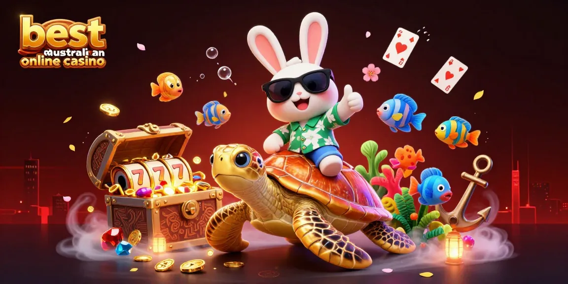 Engage with the best australian online casino through vibrant characters and dynamic themes in 3D illustration.